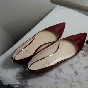 IVANKA TRUMP Tizzy Red Patent Flats