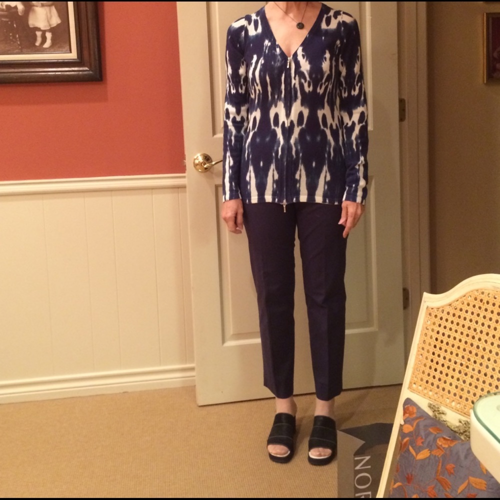 Long sleeve linen cotton top