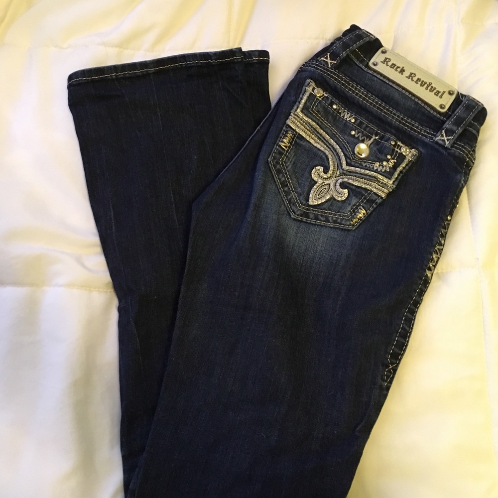 Rock revival Betty boot cut jeans size 26!