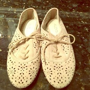 Aldo Suede Cut Out Slip On Flats