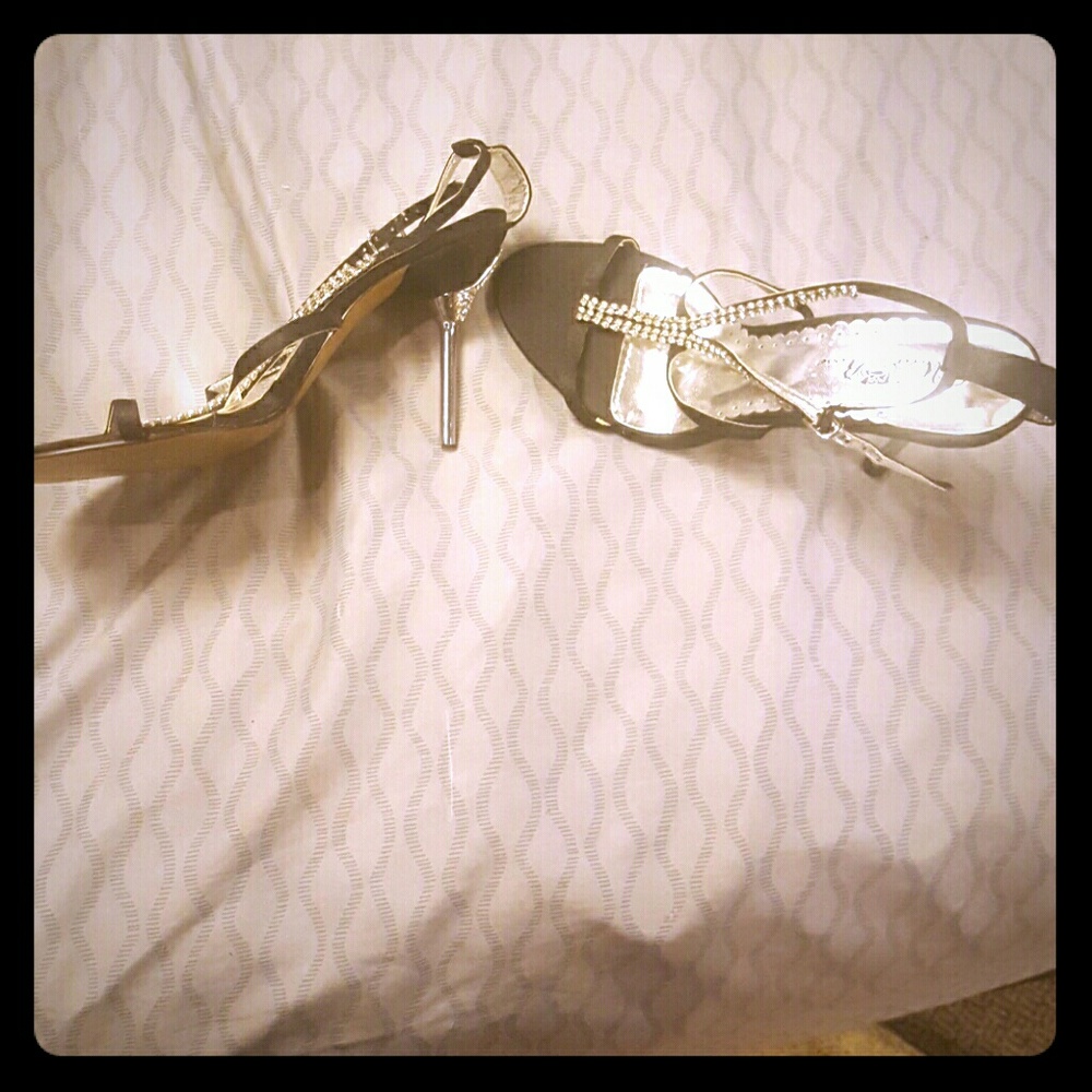 Black Wild Rose shoes.