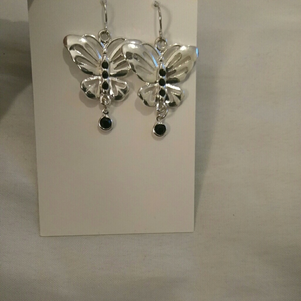 Butterfly Earrings (Never Worn)