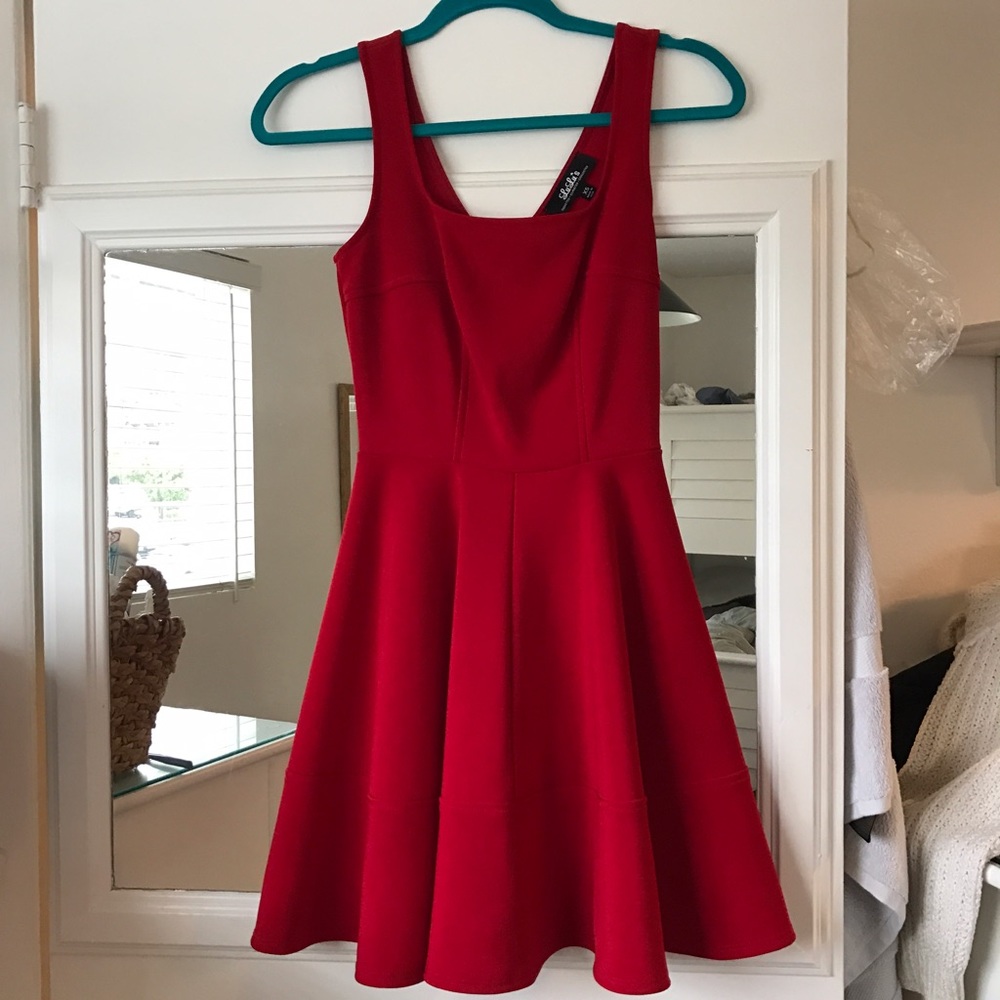 Red Skater Dress