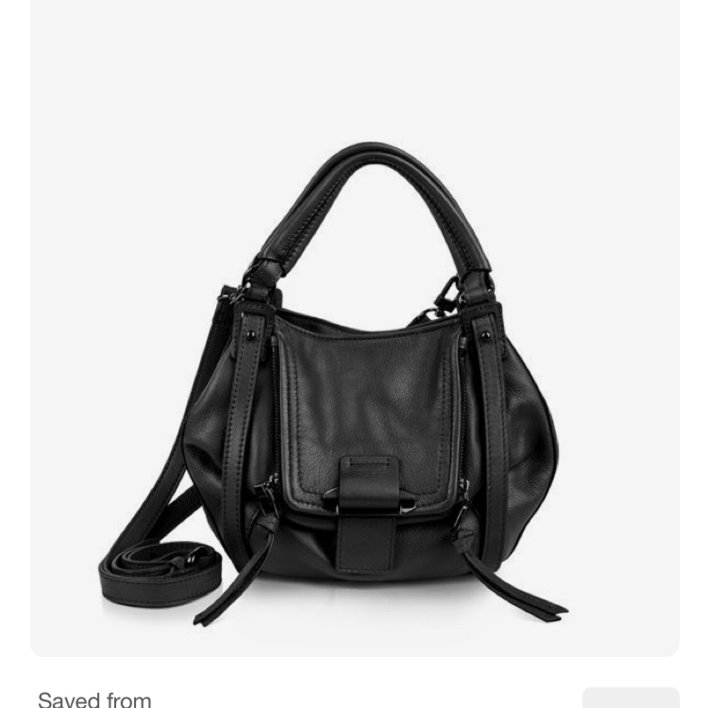 Kooba mini jonnie black soft leather. Worn once.