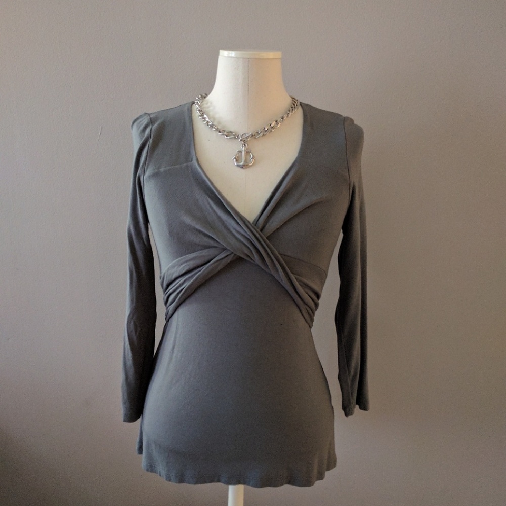 The Limited grey top GORGEOUS