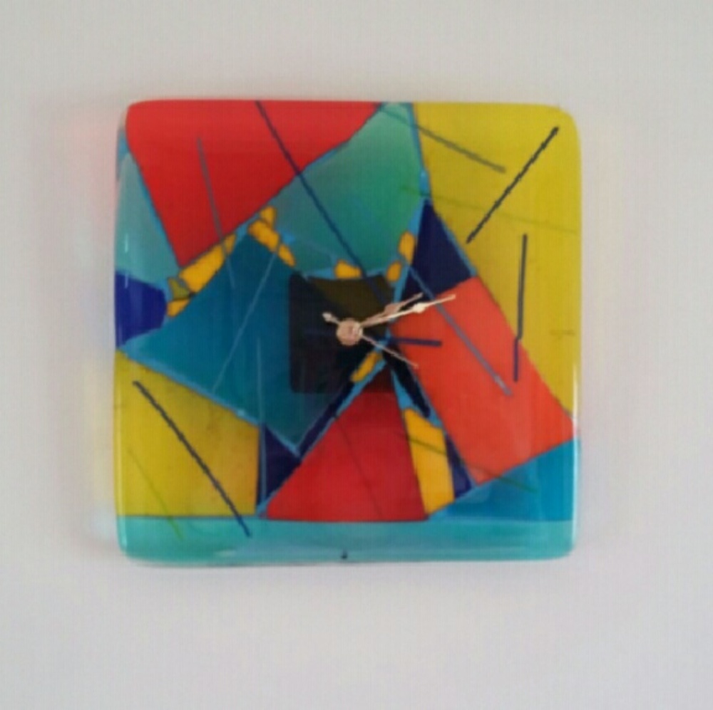 Glass clock