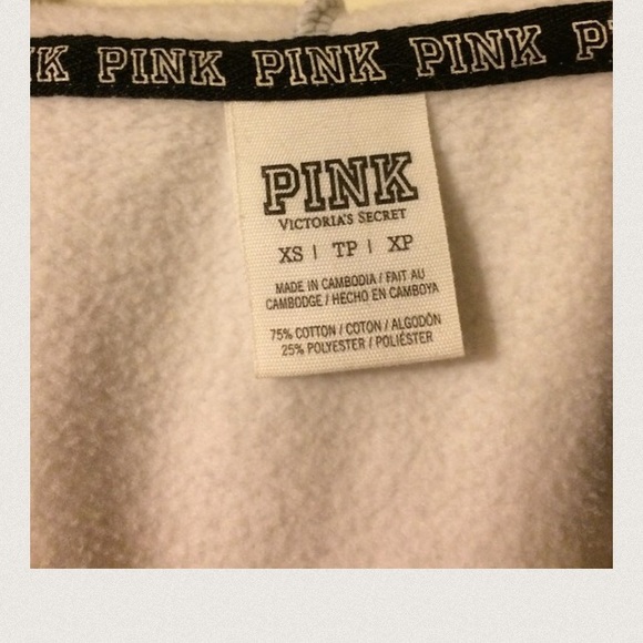 XS pink zip up hoodie! - Picture 3 of 3