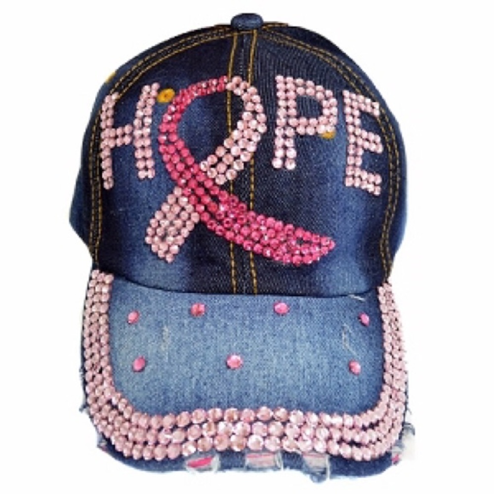 "Hope"Breast Cancer Awareness cap