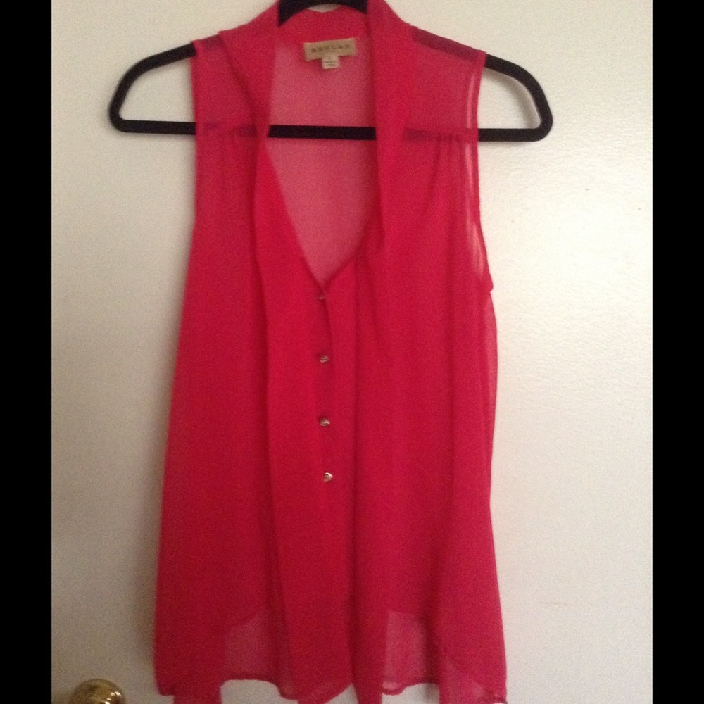 ❤️Sleveless red blouse❤️