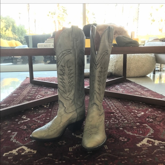 💛SOLD💛Alberta Boot Co Cowboy Boots 7 Canada 15” - Picture 2 of 7