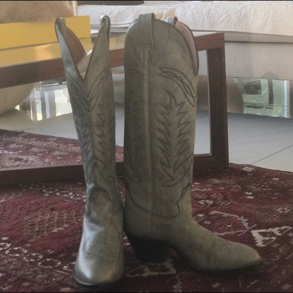 💛SOLD💛Alberta Boot Co Cowboy Boots 7 Canada 15” - Picture 3 of 7