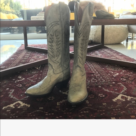 💛SOLD💛Alberta Boot Co Cowboy Boots 7 Canada 15” - Picture 4 of 7
