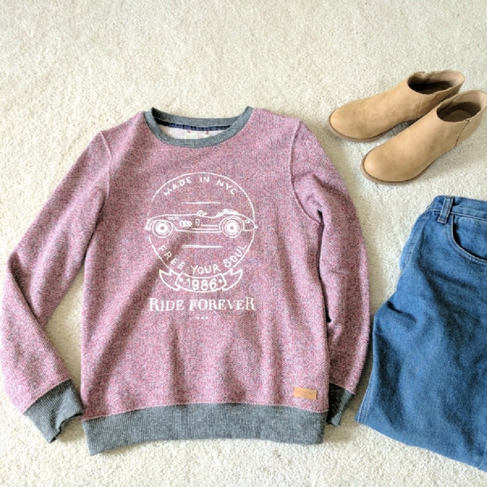 Zara boys vehicle sweatshirt