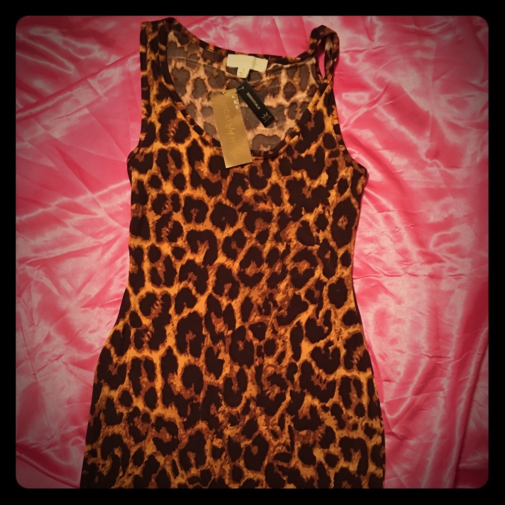 Nicki Minaj leopard dress