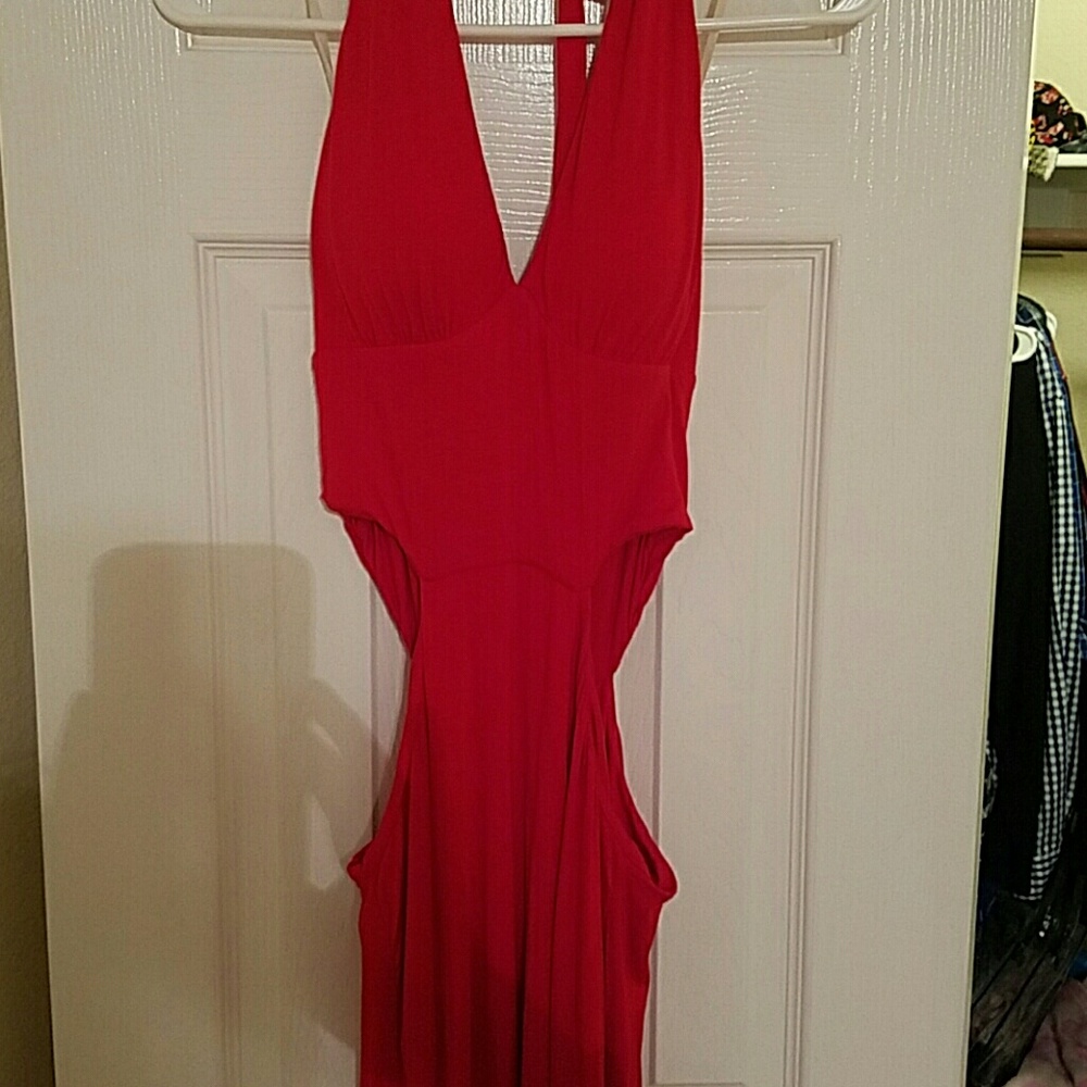 Red M dress