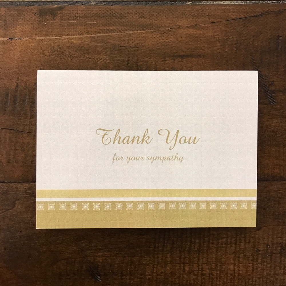 Thank you for your sympathy greeting cards (20)