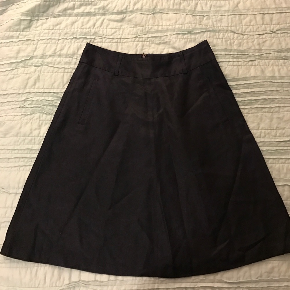 Banana Republic navy blue Aline skirt