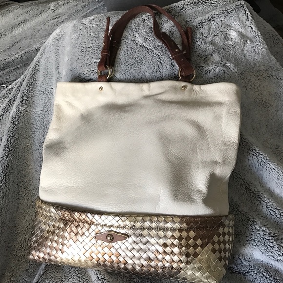 Elliot Lucca Leather Tote - Picture 1 of 4