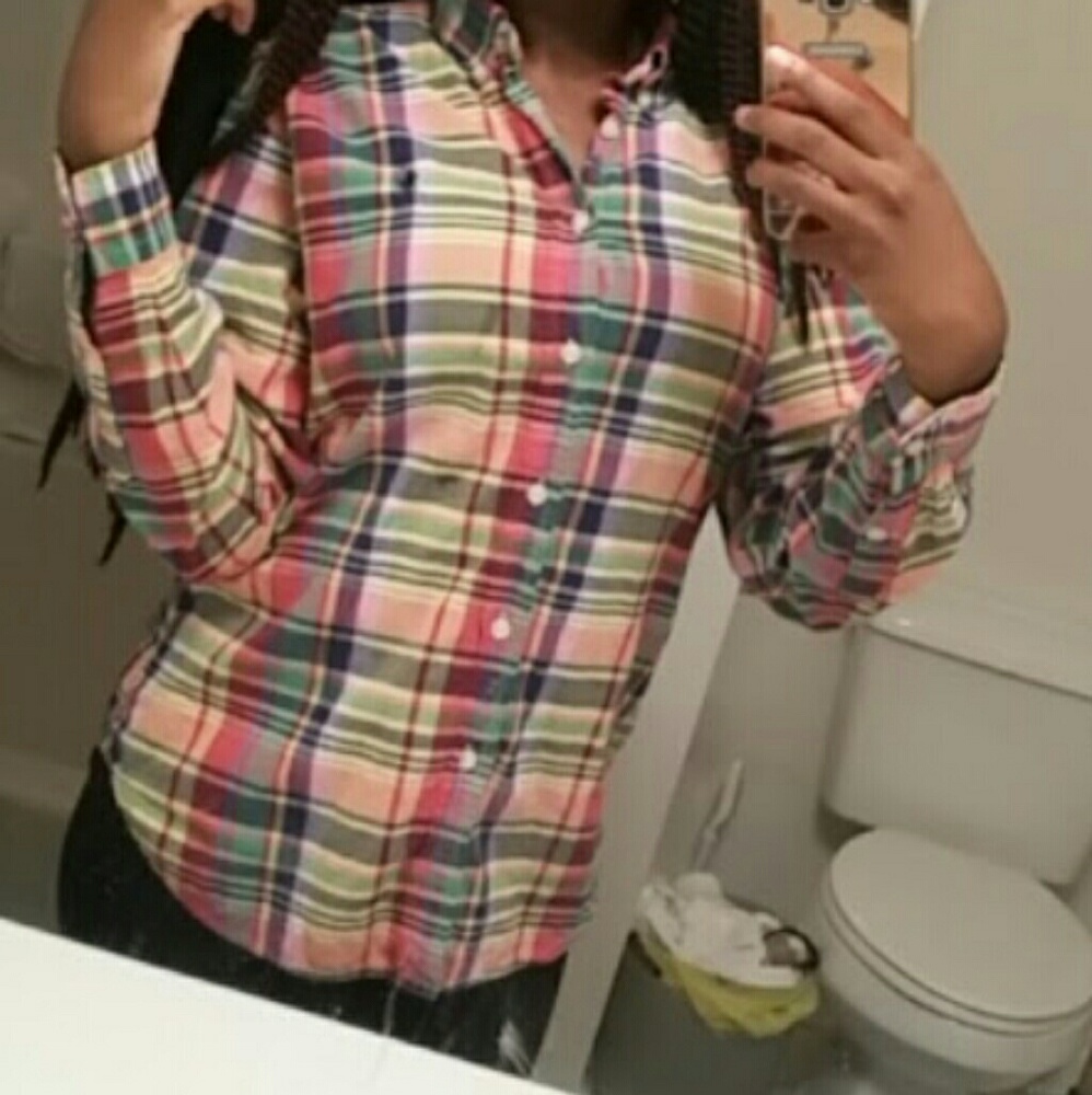 Button down polo shirt