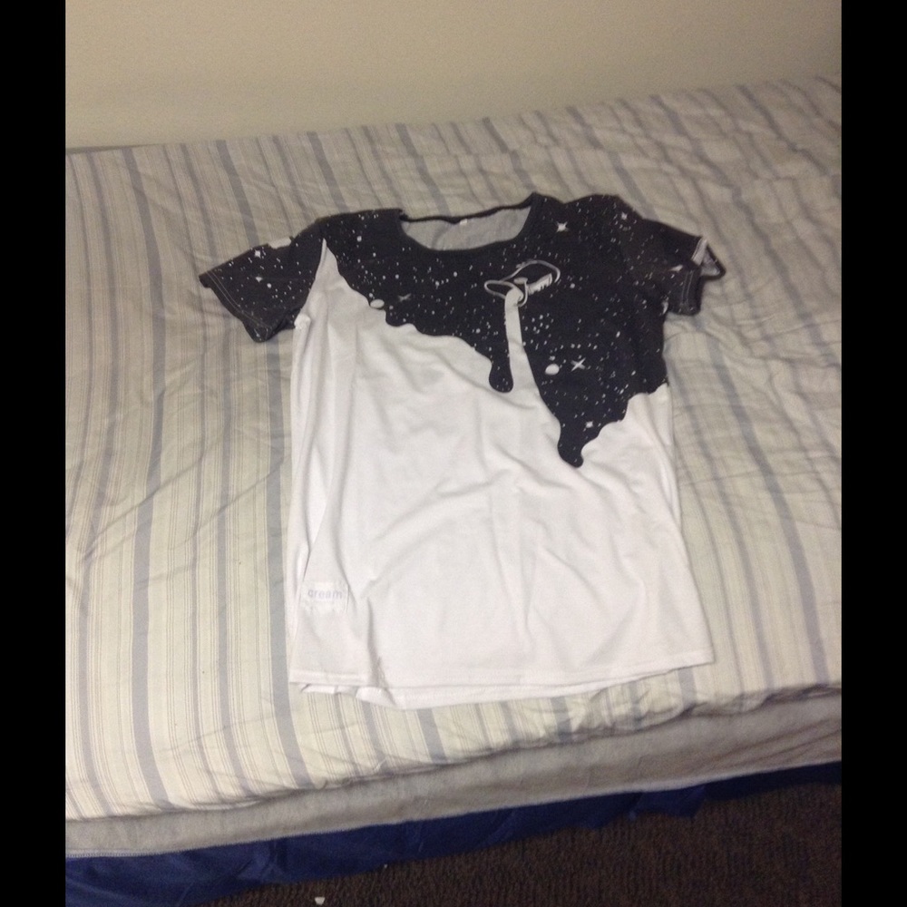 (CREAM) - DRIPPING SAUCE TEE