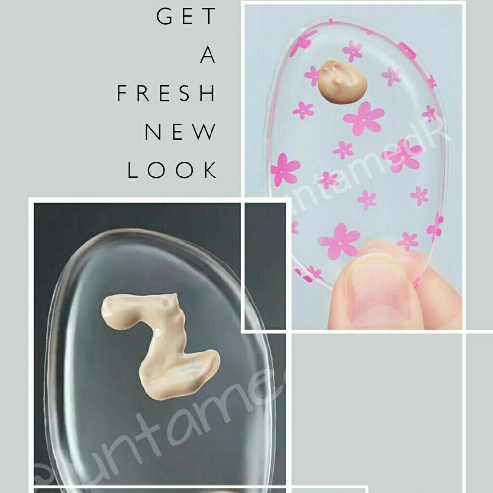 Silicone makeup sponges = Pre-bundled