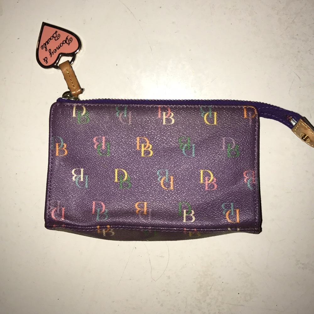Purple Dooney and Bourke Coin purse