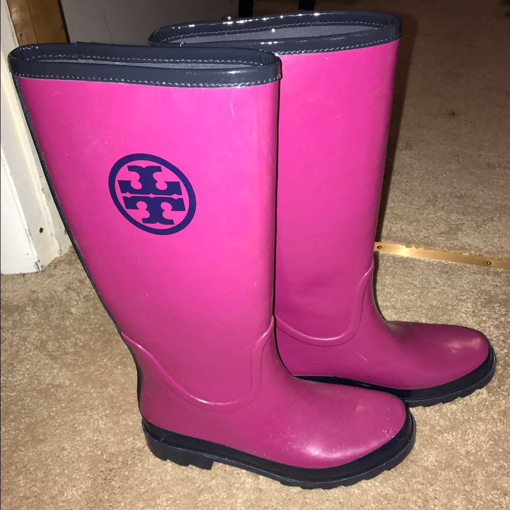 Authentic Tory Burch rain boots