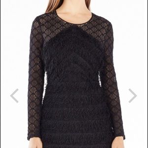 Velma Long-Sleeve Fringe Dress