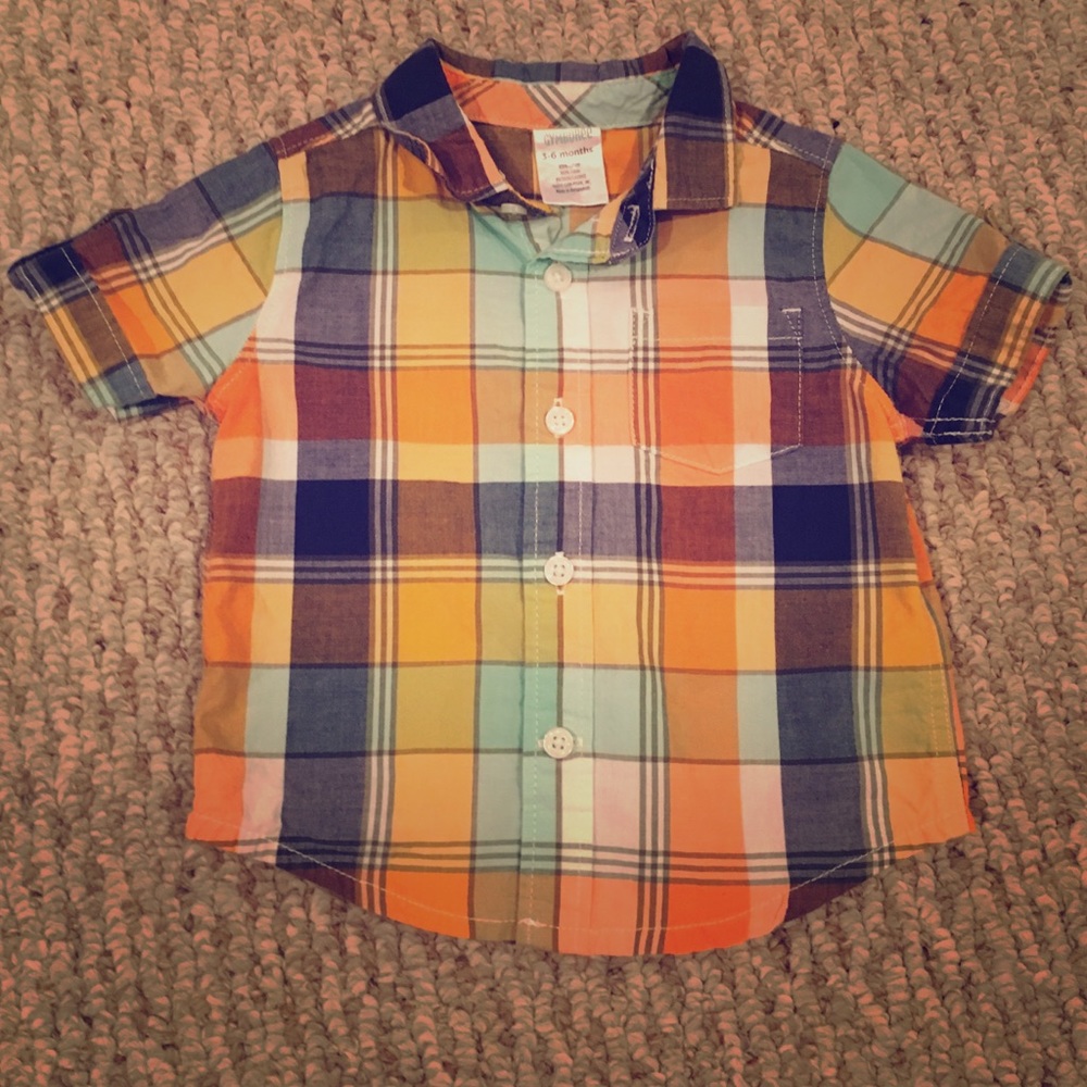 Gymboree plaid polo