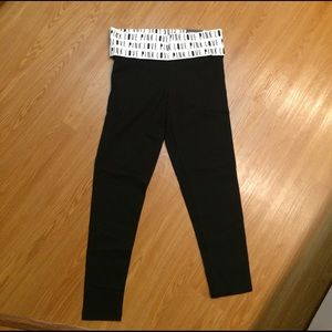 Victoria's Secret pink yoga leggings