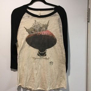 BBshirt queen of football large Swarovski bling