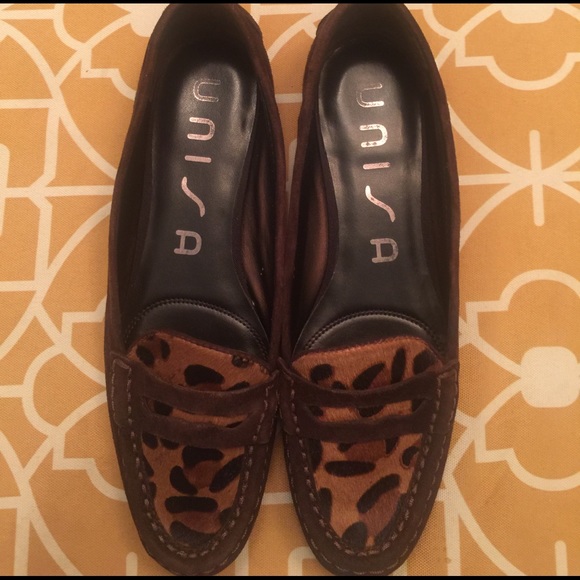 Unisa suede leopard print loafers - Picture 2 of 5