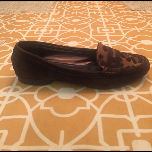 Unisa suede leopard print loafers - Picture 3 of 5