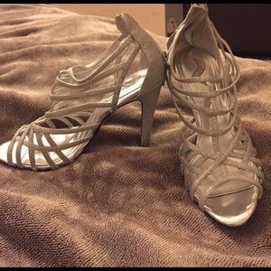 Nina brand, silver high heels