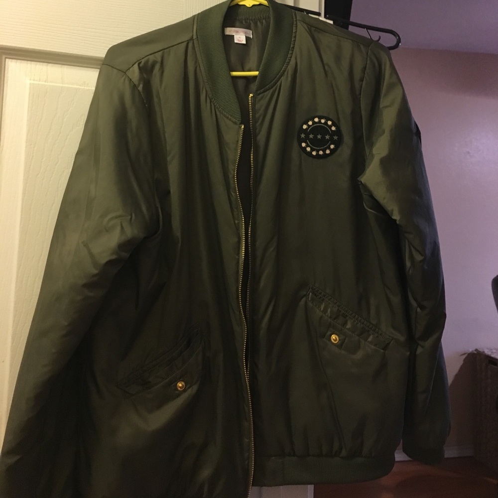 A bomber jacket