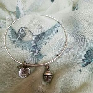 Silver Cupcake Bracelet