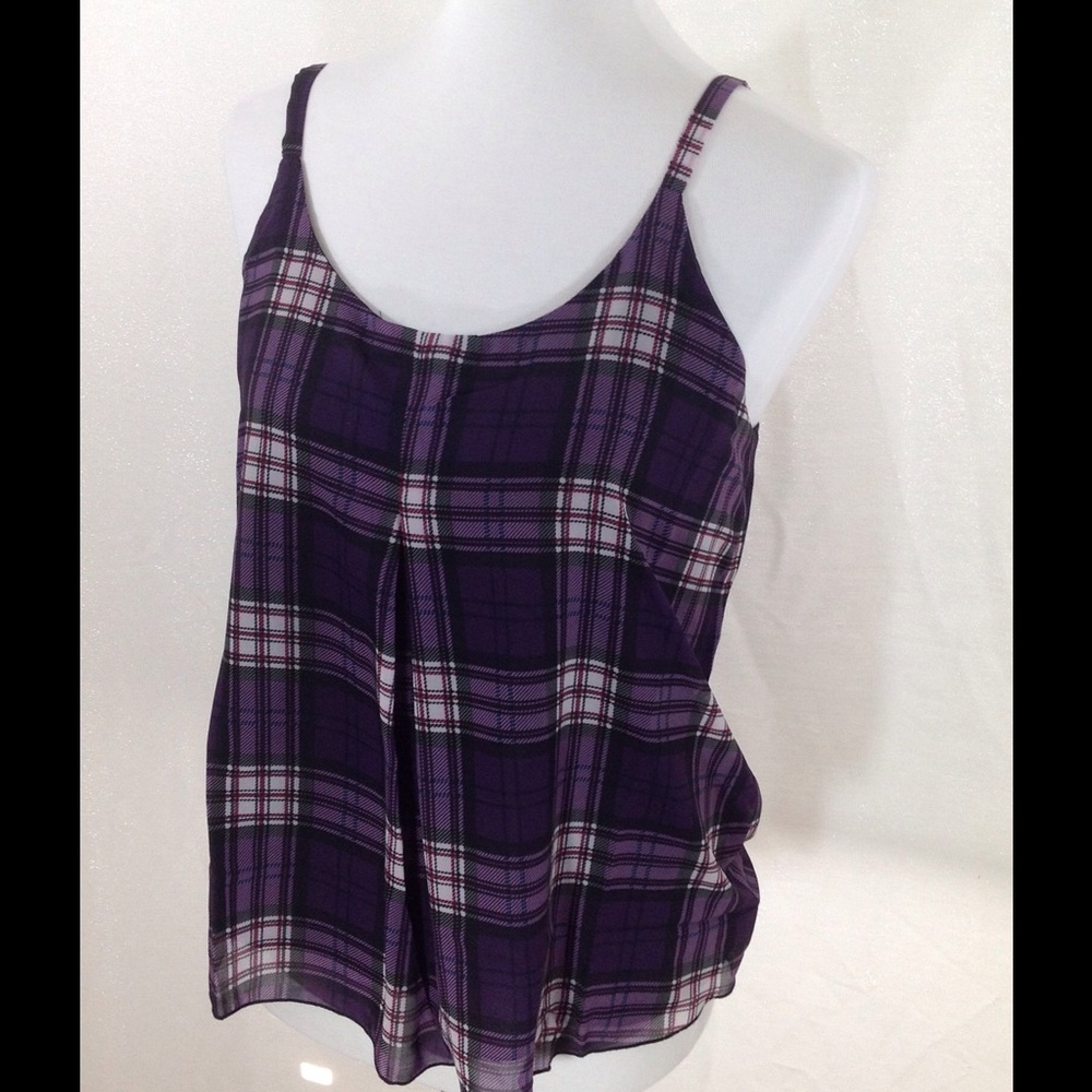 ABS Denim Collection Plaid Shirt- Wine/Plum Plaid