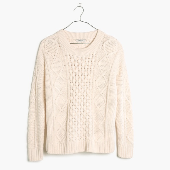 madewell classic cable pullover sweater - Picture 2 of 8