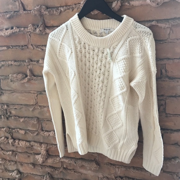 madewell classic cable pullover sweater - Picture 4 of 8