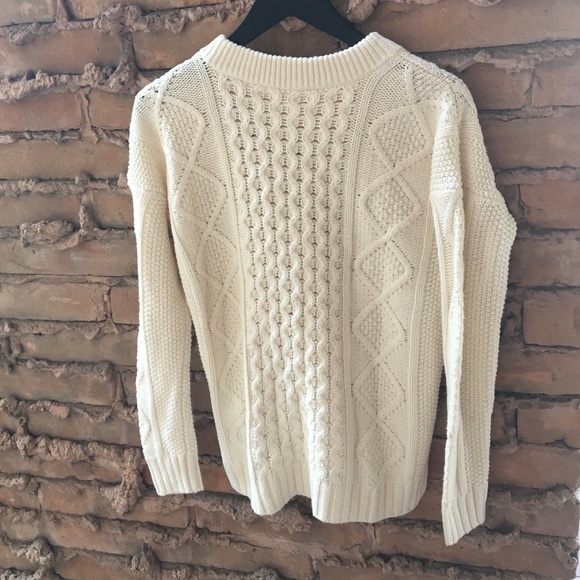 madewell classic cable pullover sweater - Picture 6 of 8