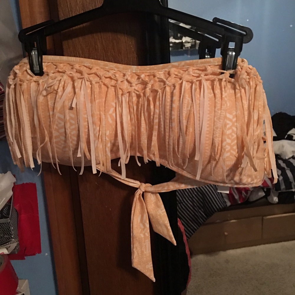 Swim bralette with straps sz L