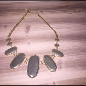 KENDRA SCOTT Hunter Green Full Stone Necklace