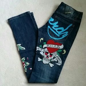 Womens Ed Hardy By Christian Audigier Jeans