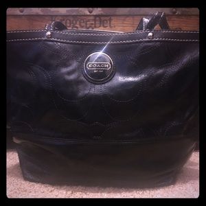 Coach Purse Black Leather