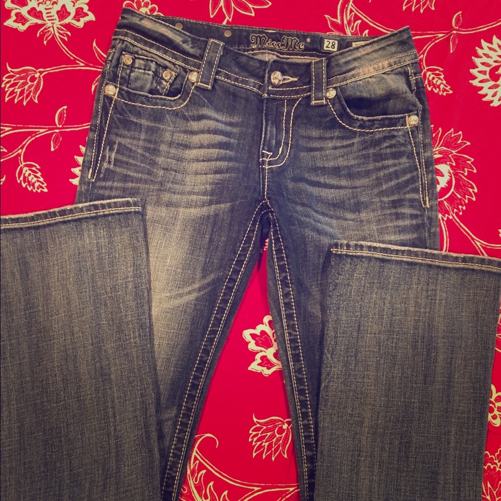 Miss Me Sz 28 Boot cut Jeans