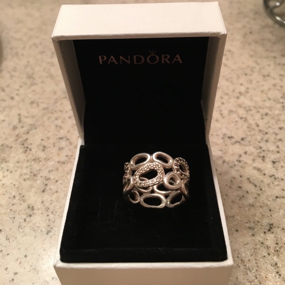 Authentic pandora circle of friends ring