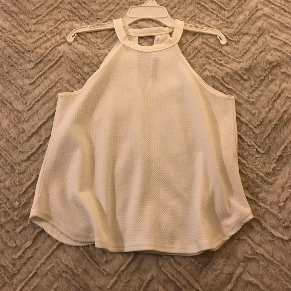 White high neck tank!