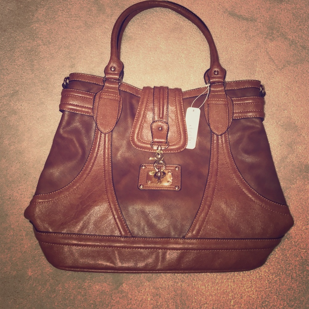 Brand New Brown Leather Satchel