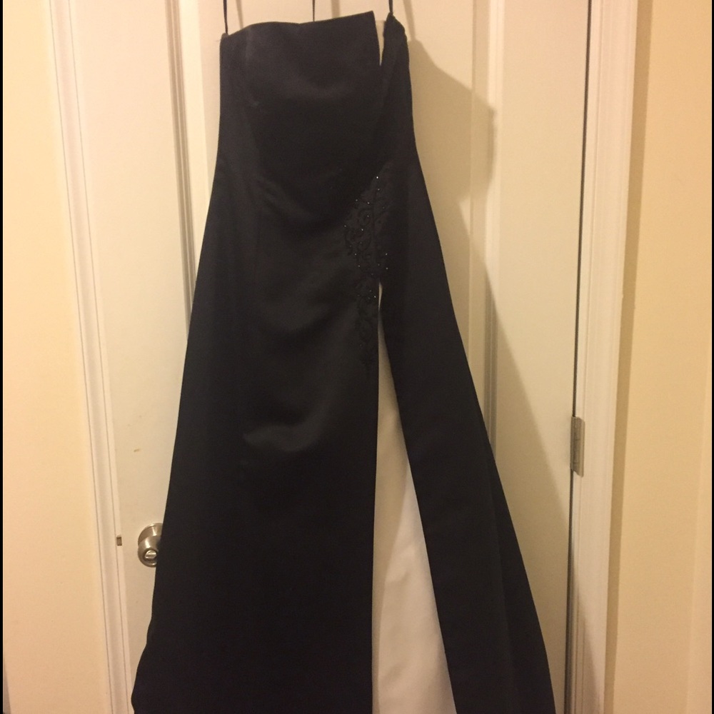 Black and white dress for prom or formal