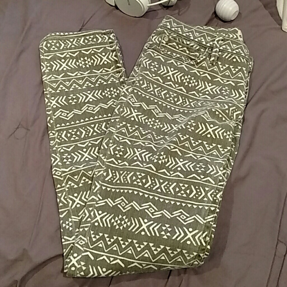 Roxy Tribal Print Juniors Jeans